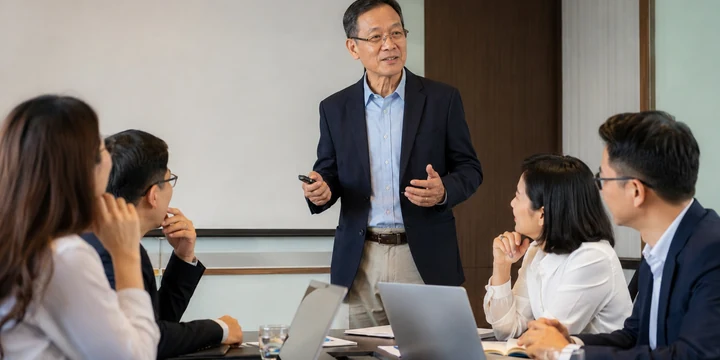 Masterskills faculty guiding learners through practice